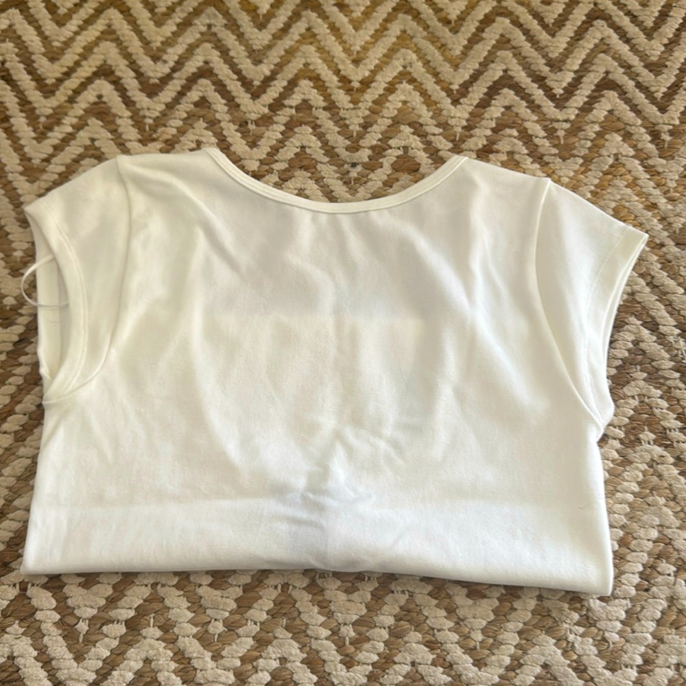 NWT Sincerely jules white top S/M - Picture 3 of 5